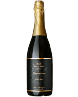 Genevieve Blanc de Blancs 'RD' Extra Brut Cap Classique 2013 wine bottle shot