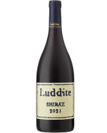Luddite Shiraz 2021 wine bottle shot