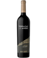 Terrazas de los Andes Grand Malbec Reserva 2021 wine bottle shot