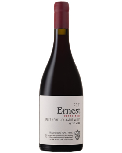Hasher Family Estate Ernest Pinot Noir 2021 wine bottle shot