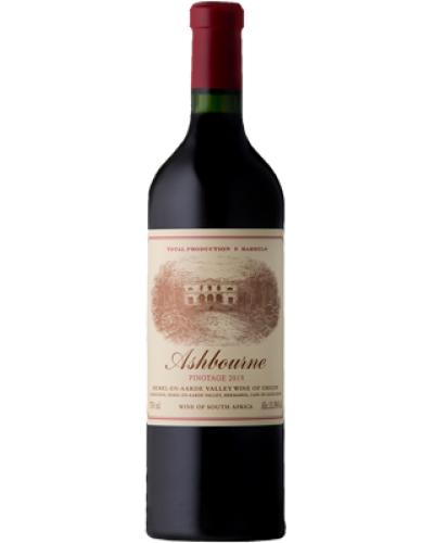 Ashbourne Pinotage 2018 wine bottle shot