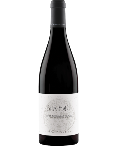 Chapoutier Bila-Haut Rouge 2019 wine bottle shot