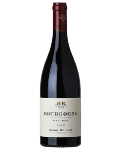 Henri Boillot Bourgogne Pinot Noir 2020 wine bottle shot