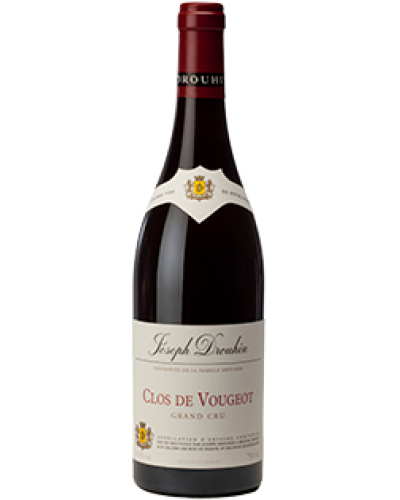 Joseph Drouhin Clos de Vougeot Grand Cru 2018 wine bottle shot