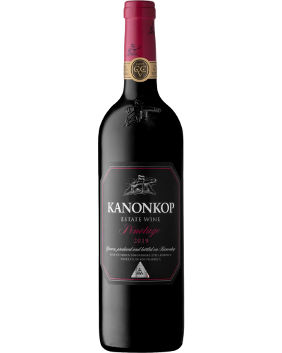 Kanonkop Black Label Pinotage 2016 wine bottle shot
