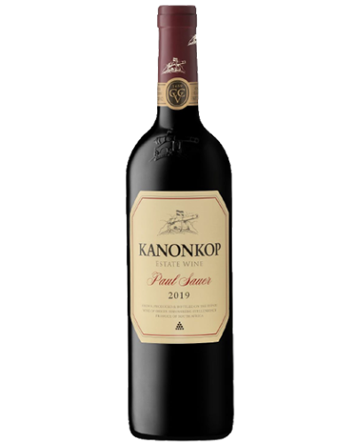 Kanonkop Paul Sauer 2019 wine bottle shot
