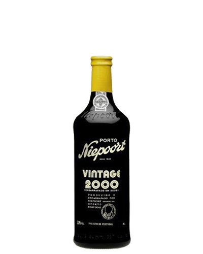 Niepoort Vintage Port 2000 wine bottle shot