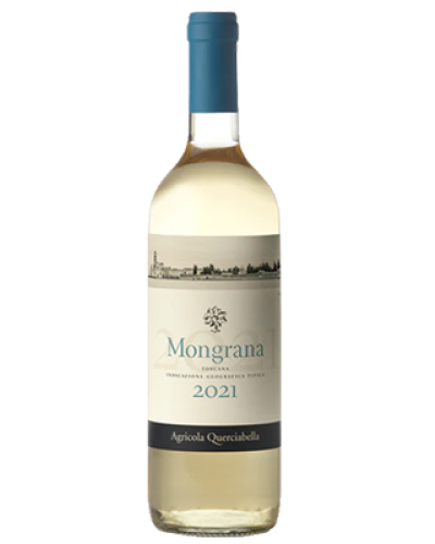 Querciabella Mongrana Bianco 2021 wine bottle shot