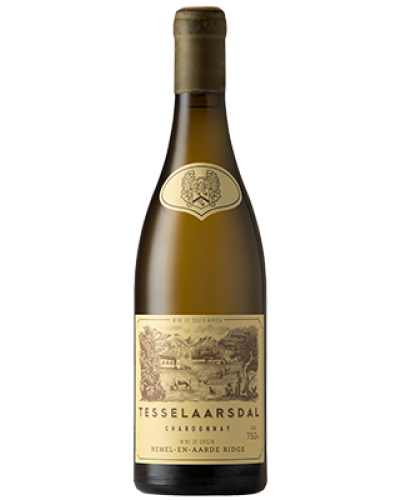 Tesselaarsdal Chardonnay 2022 wine bottle shot