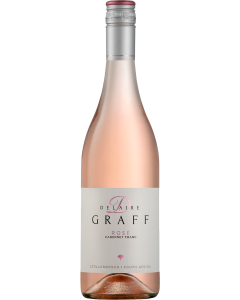 Delaire Graff Cabernet Franc Rose 2020 wine bottle shot