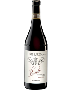 Luigi Baudana Barolo Ceretta 2017 wine bottle shot
