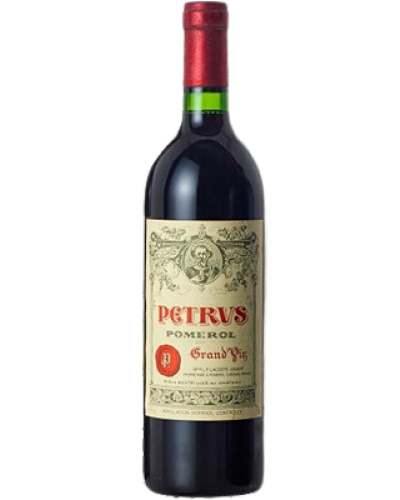 Pétrus Pomerol 2012 wine bottle shot