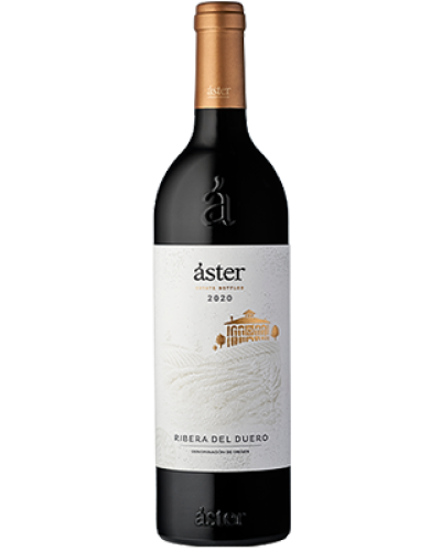 Áster Crianza 2020 wine bottle shot