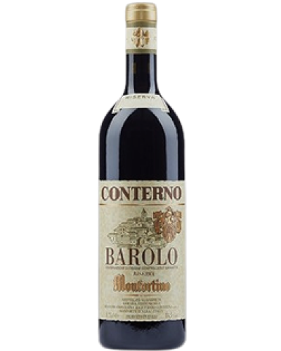 Giacomo Conterno Barolo Riserva Monfortino 2002 wine bottle shot
