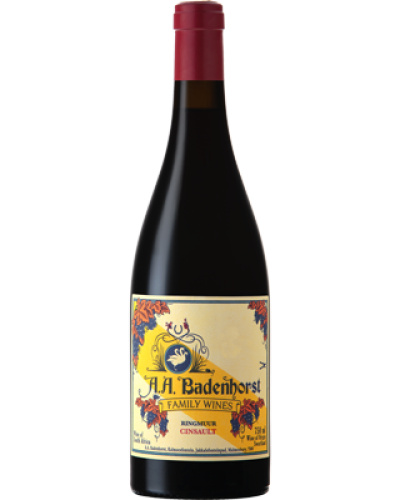 AA Badenhorst Ringmuur Cinsault 2023 wine bottle shot