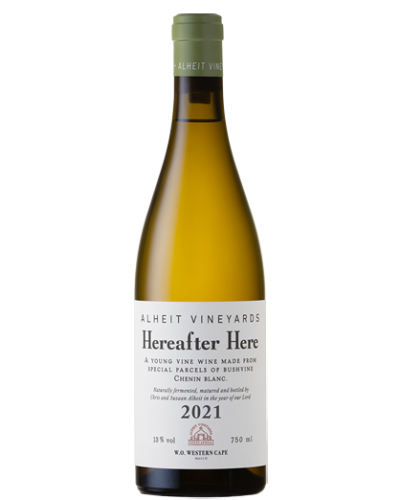 Alheit Vineyards Hereafter Here 2021 wine bottle shot