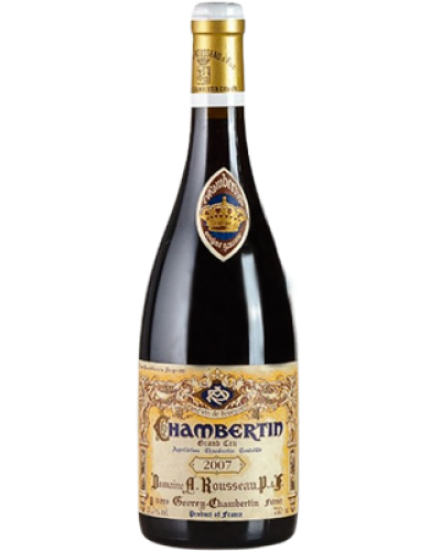 Armand Rousseau Chambertin Grand Cru 2007 wine bottle shot