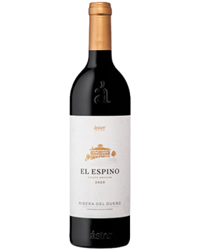 Áster El Espino 2020 wine bottle shot
