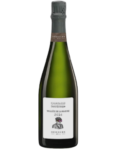 Dehours Terriscope Blanc de Noirs 2016 wine bottle shot