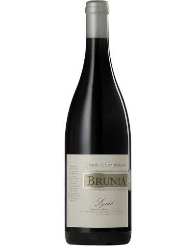 Cold Mountain Vineyards Brunia Syrah 2018 wine bottle shot