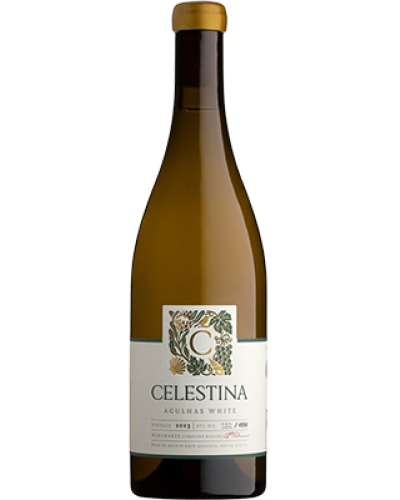 Celestina White 2023 wine bottle shot