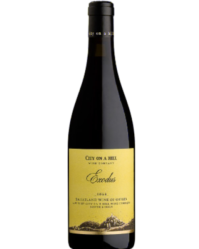 City On a Hill Exodus Red Blend 2022 wine bottle shot