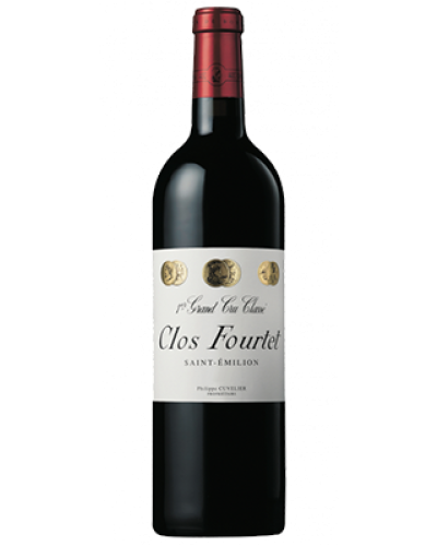 Clos Fourtet Saint-Émilion 2021 wine bottle shot
