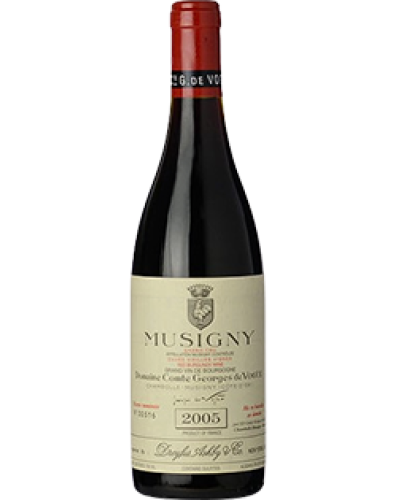Comte de Vogue Musigny 2005 wine bottle shot