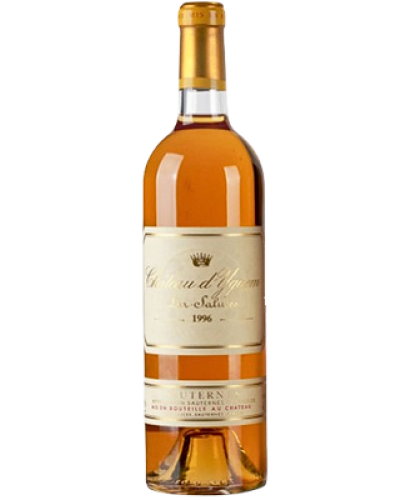 d'Yquem Sauternes 1996 wine bottle shot