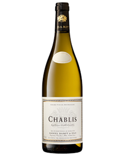 Daniel Dampt Chablis 2023 wine bottle shot