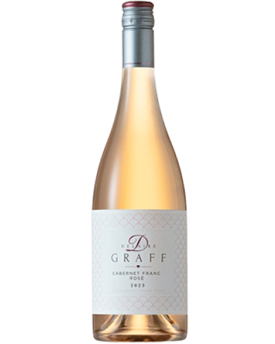 Delaire Graff Cabernet Franc Rosé 2023 wine bottle shot