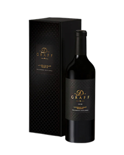 Delaire Graff Laurence Graff Reserve 2020 wine bottle shot