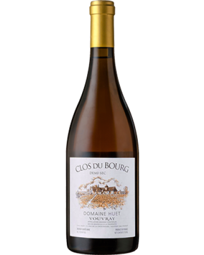 Huet Clos du Bourg Demi-Sec 2023 wine bottle shot