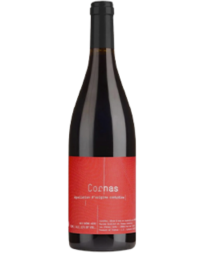 Des Lises Cornas 2019 wine bottle shot