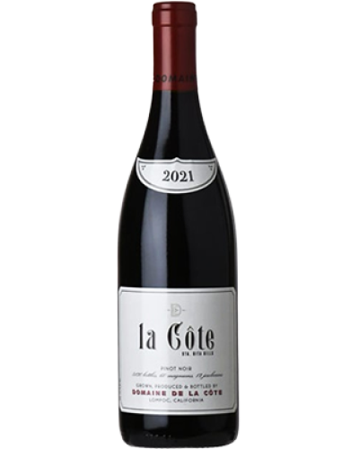Domaine de la Côte Santa Rita Hills Pinot Noir 2021 wine bottle shot