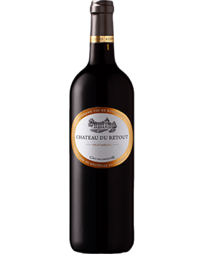 Du Retout Haut-Médoc 2019 wine bottle shot