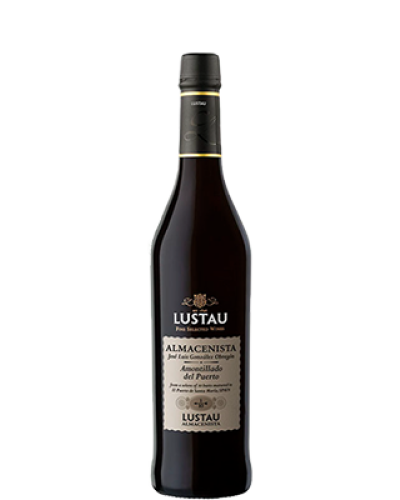 Emilio Lustau Almacenista Amontillado del Puerto Obrégon 1/10 NV wine bottle shot