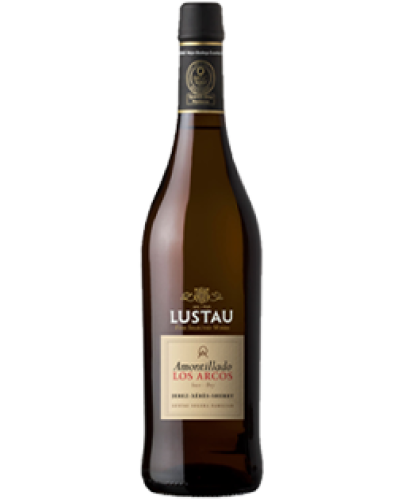 Emilio Lustau Dry Amontillado Los Arcos NV wine bottle shot