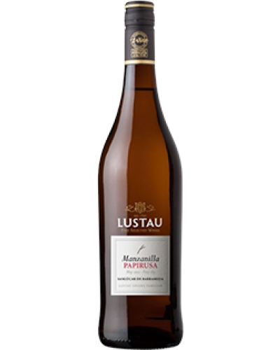 Emilio Lustau Manzanilla Papirusa NV wine bottle shot