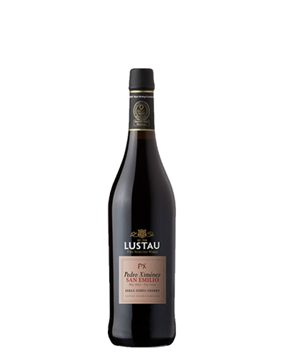 Emilio Lustau Pedro Ximénez San Emilio NV wine bottle shot