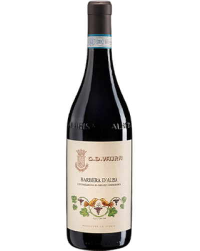 GD Vajra Barbera d'Alba 2022 wine bottle shot