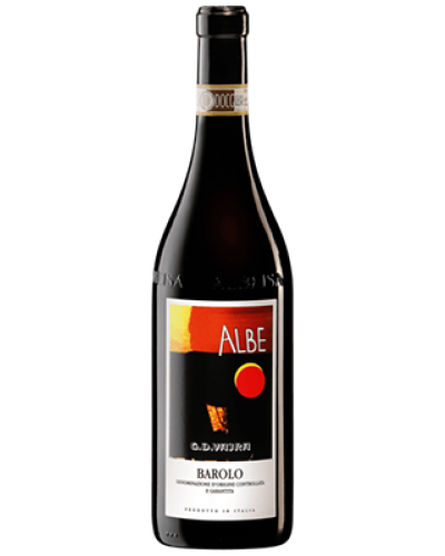 GD Vajra Barolo Albe 2019 wine bottle shot
