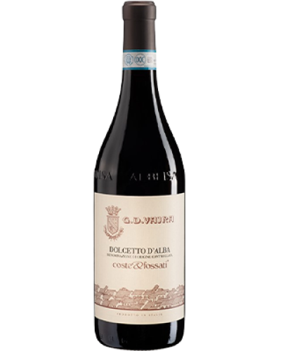 GD Vajra Dolcetto d'Alba Coste & Fossati 2022 wine bottle shot