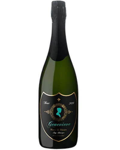Genevieve Blanc de Blancs Méthode Cap Classique 2020 wine bottle shot
