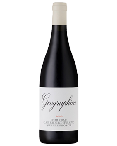 Geographica Thoreau Cabernet Franc 2020 wine bottle shot