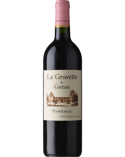 La Gravette de Certan Pomerol 2020 wine bottle shot