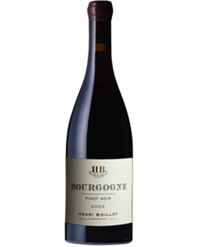 Henri Boillot Bourgogne Pinot Noir 2022 wine bottle shot
