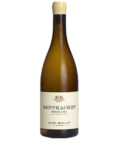 Henri Boillot Montrachet Grand Cru 2022 wine bottle shot