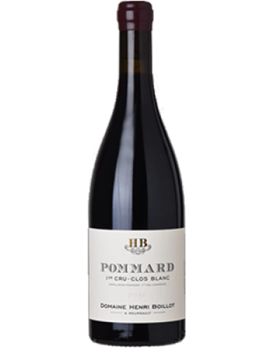 Henri Boillot Pommard 1er Cru Clos Blanc 2022 wine bottle shot