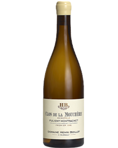 Henri Boillot Puligny-Montrachet 1er Cru Clos De La Mouchère 2022 wine bottle shot